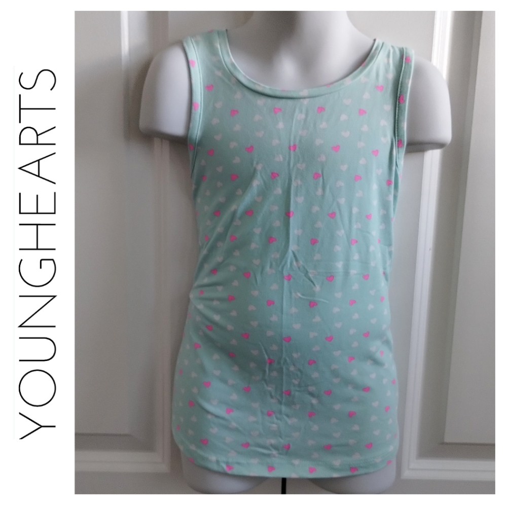 NWOT Hearts Tank Top